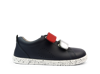 Picture of Bobux Kids+ Grass Court Switch - Navy With Red + Sliver Metallic