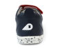 Picture of Bobux Kids+ Grass Court Switch - Navy With Red + Sliver Metallic
